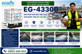 EG-4330B – Chất Khử Bọt Cho Hệ Thống Xử Lý Nước Thải Dệt Nhuộm Hiệu Quả Cao